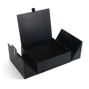 High End Black Gift Box With Matt Finishing