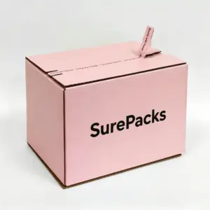 Easy Open Quick-Zip Eco-Friendly Corrugated Shipping Boxes