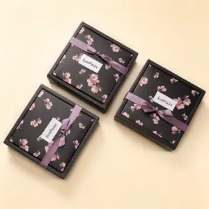 Double-Walled Floral Flip-Top Presentation Box