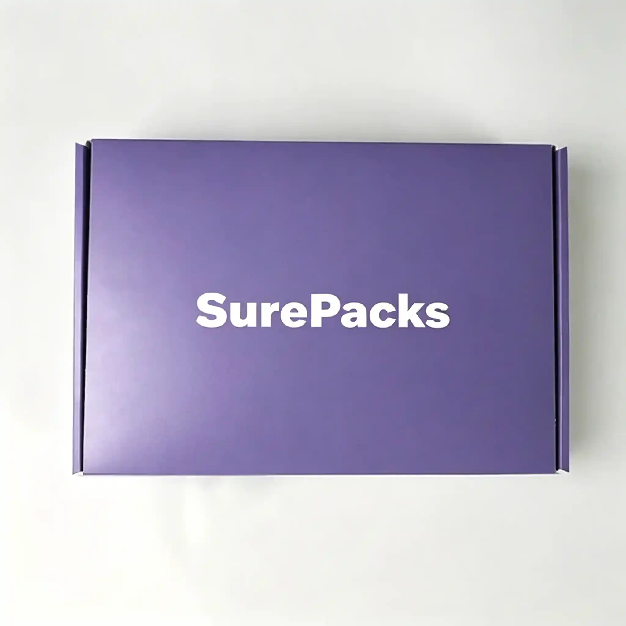 Vibrant Purple Corrugated Tuck-Top Mailer Box