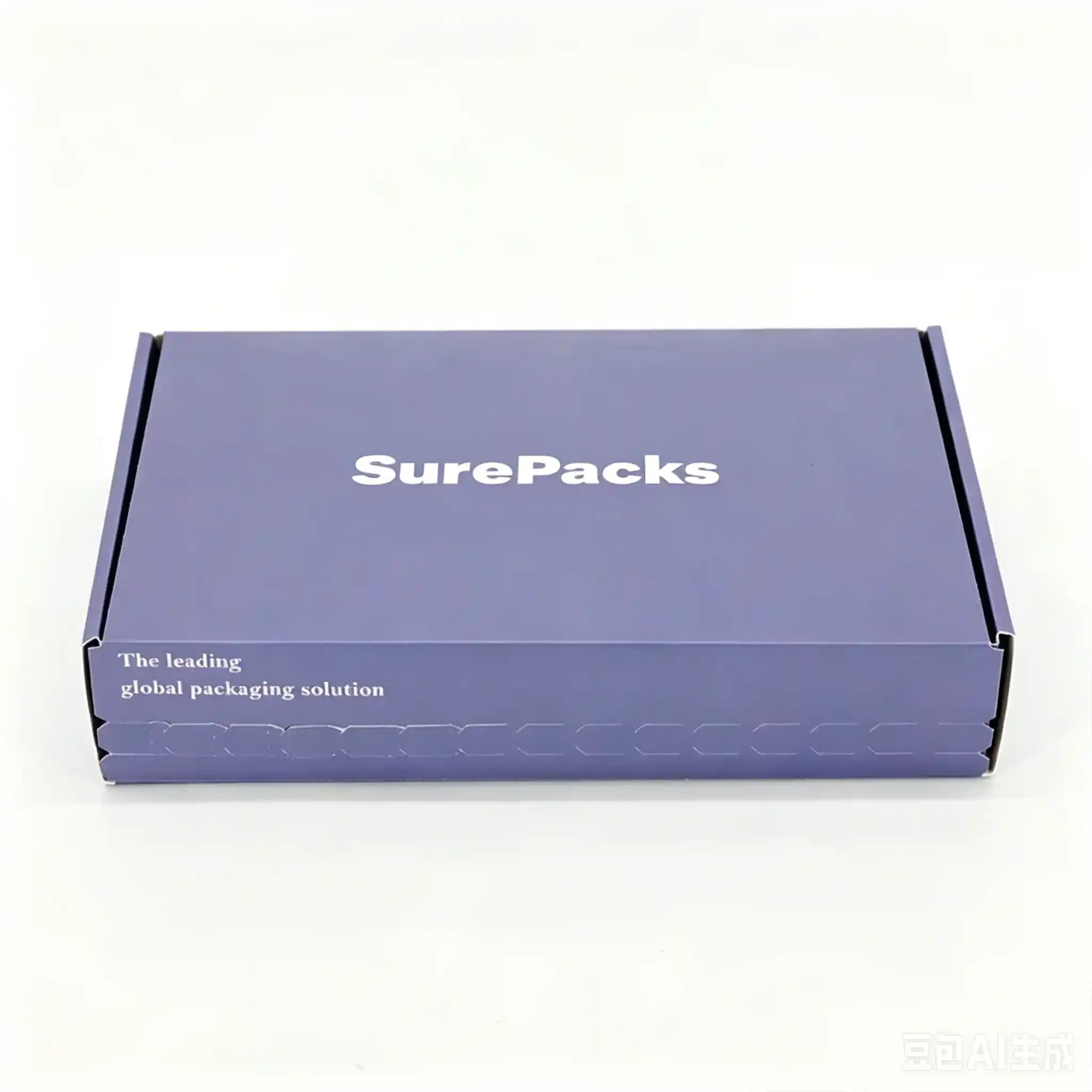 Vibrant Purple Corrugated Tuck-Top Mailer Box - Image 4