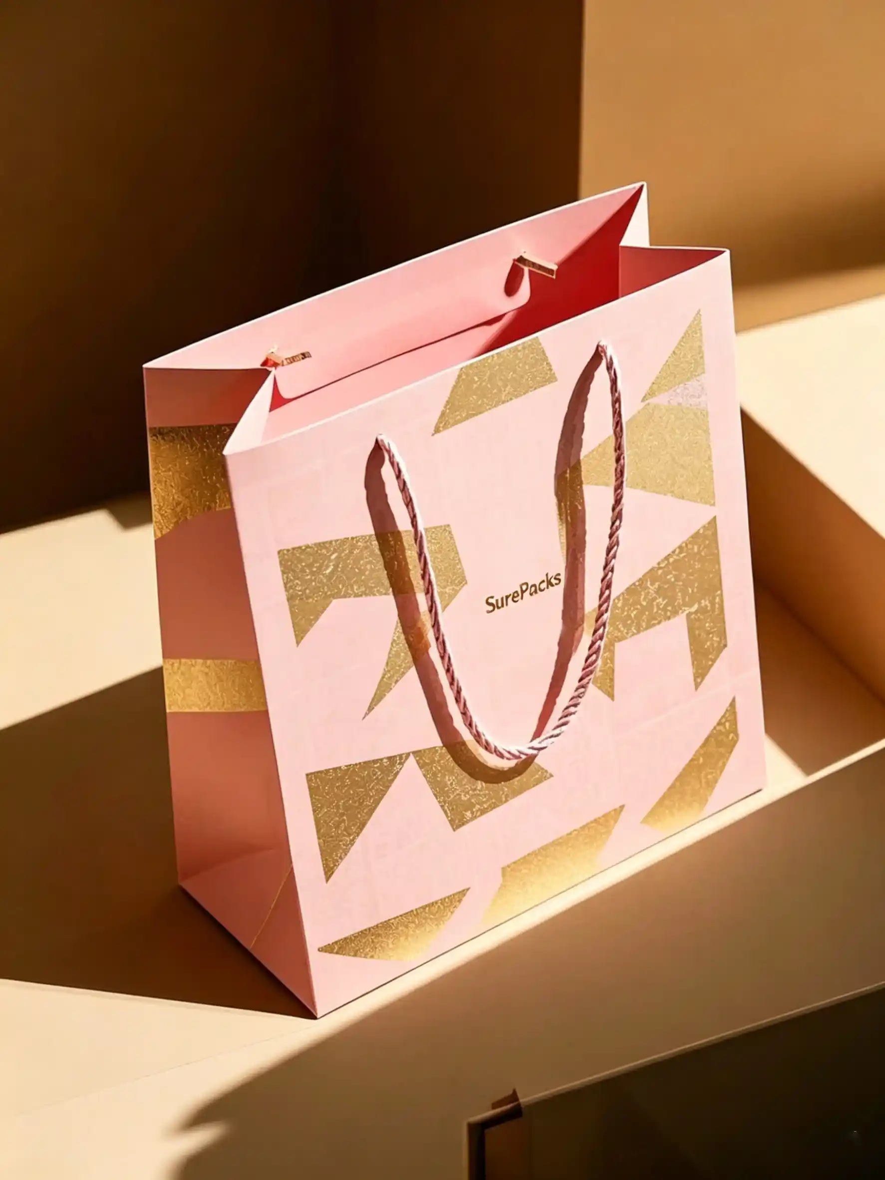 Premium Luxury Hot Foil Stamped Shopping Bag - Image 3