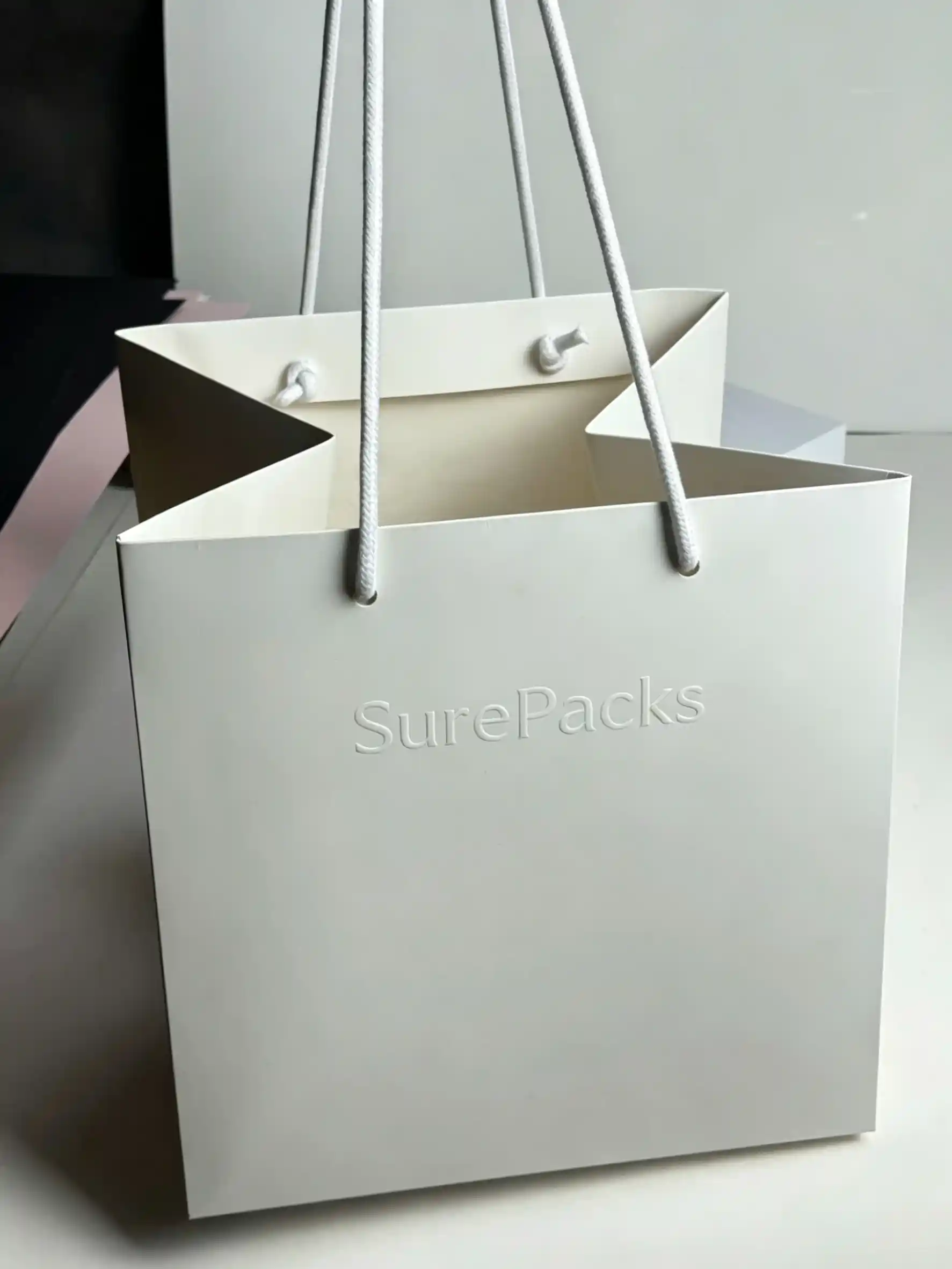 Premium Luxury Embossed Retail Shopping Bag