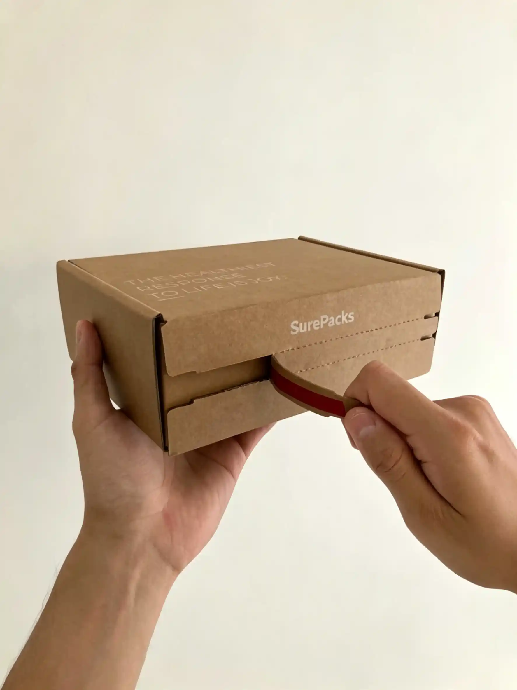 Custom Eco-Friendly Kraft Tear-Strip Corrugated Shipping Box - Image 6