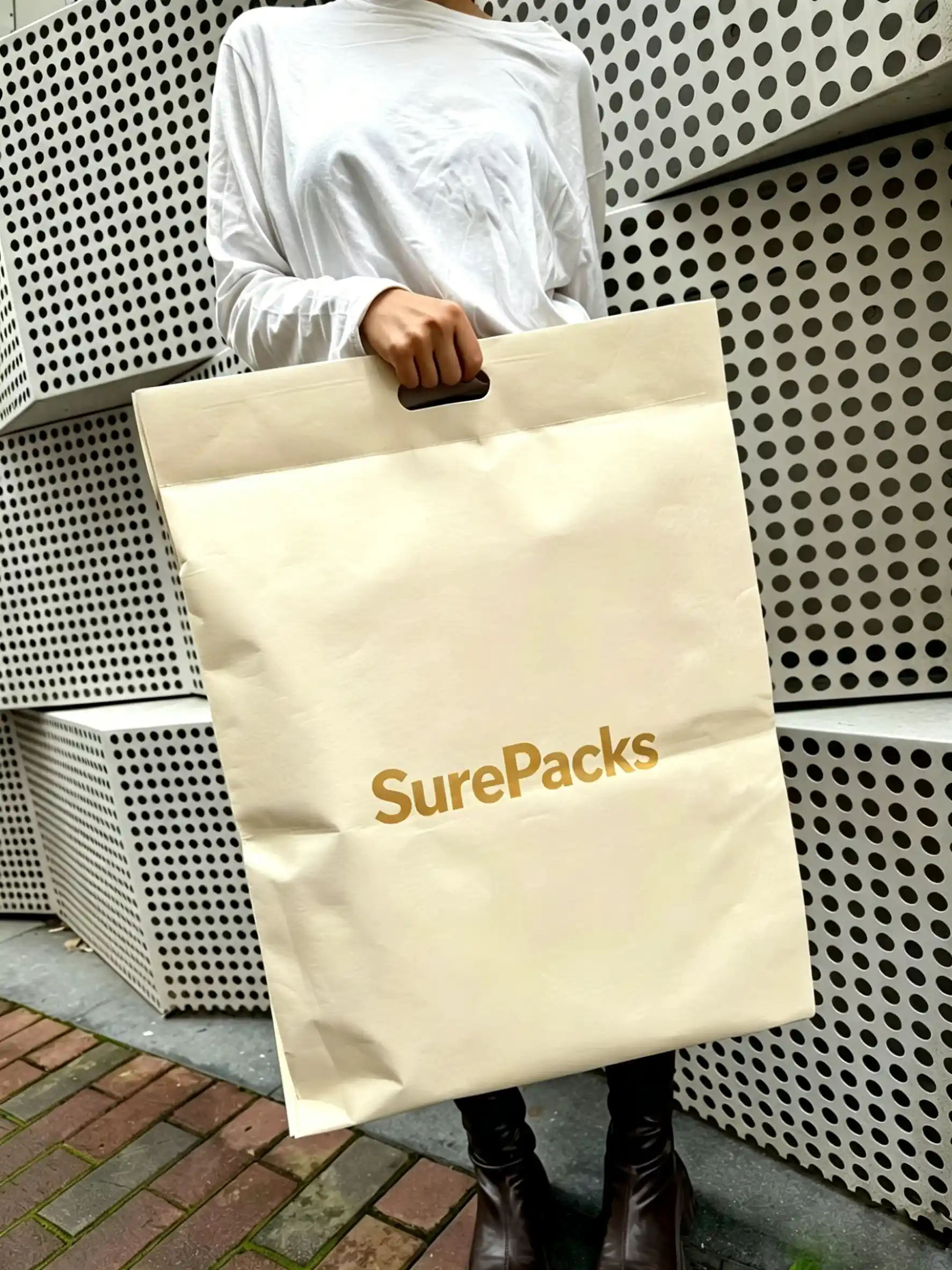 Premium Oversized Heavy-Duty Carry Mailer Bag Thick Plastic - Image 3