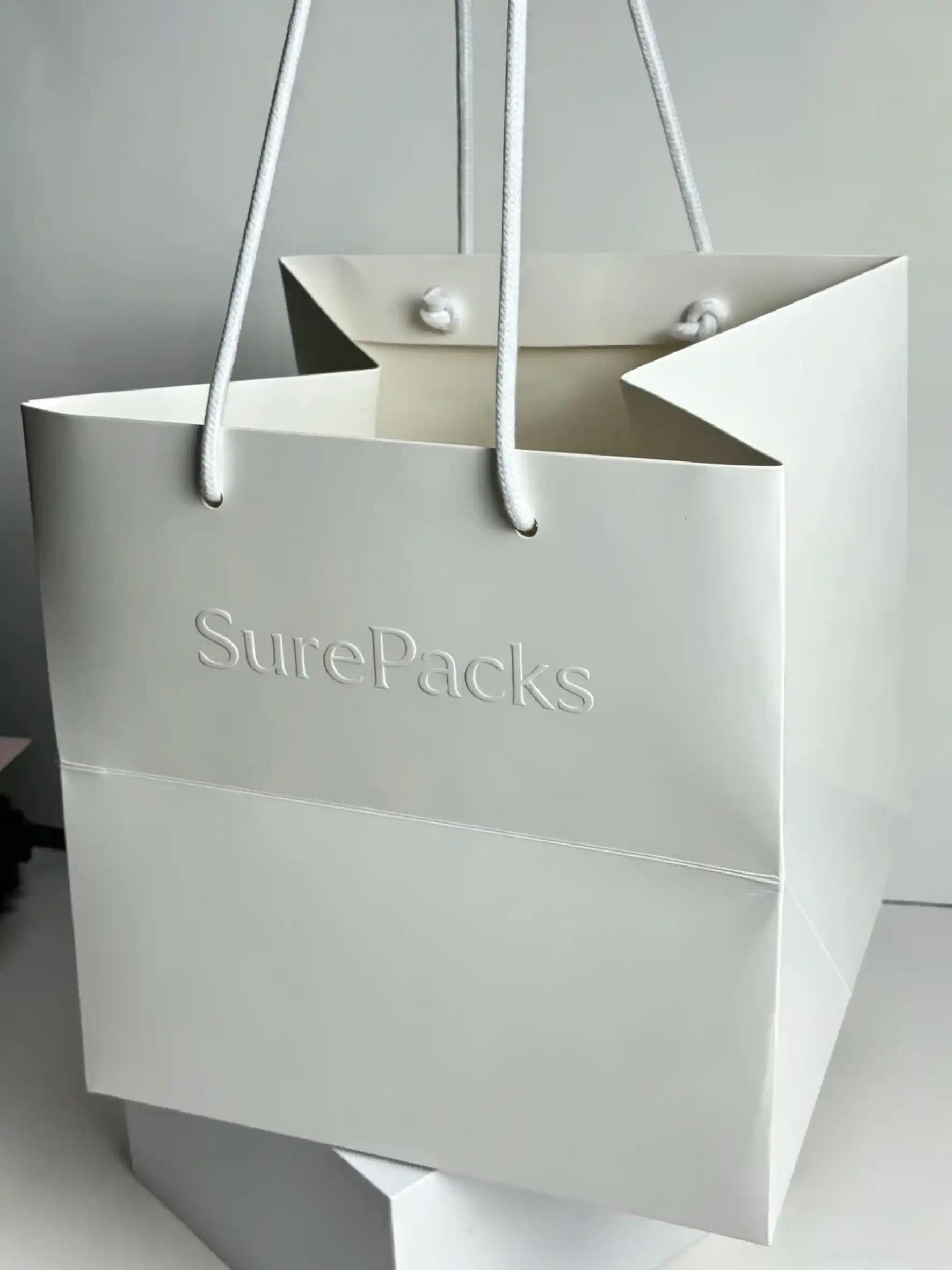 Premium Luxury Embossed Retail Shopping Bag - Image 3