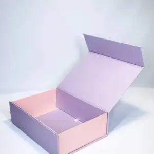 Dual-Tone Pastel Magnetic Folding Rigid Box