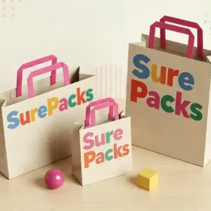 Trendy "Gen Z" Vibrant Custom Retail Shopping Bags