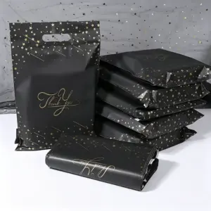 Luxury Custom "Thank You" Starry Poly Courier Mailers