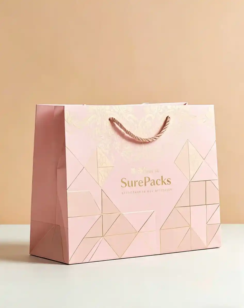 Premium Luxury Hot Foil Stamped Shopping Bag - Image 2