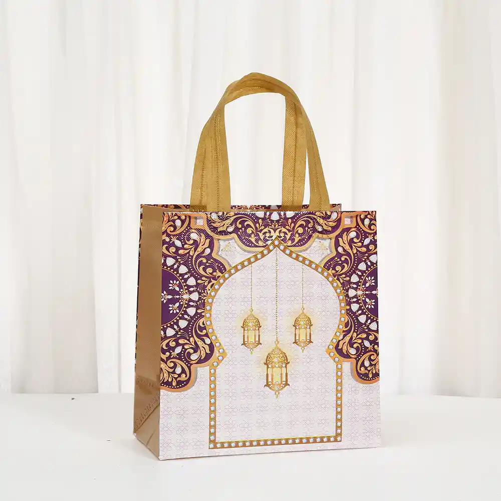 Custom Festive Reusable Non-Woven Gift Bags